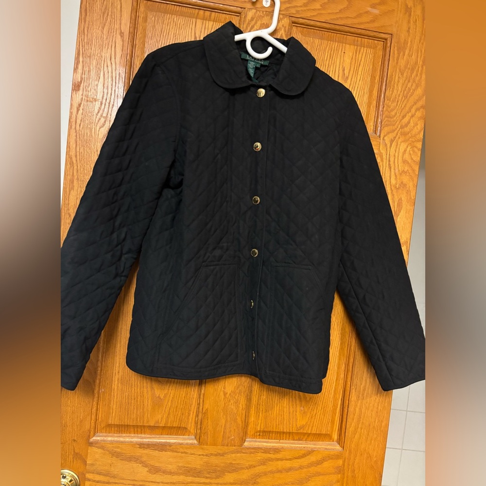 Vintage Ralph Lauren Quilted Ladies Jacket, Sz Large